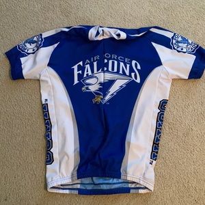 AIR FORCE Bicycle Jersey, M/L, 3/4 Zip, SS Falcons